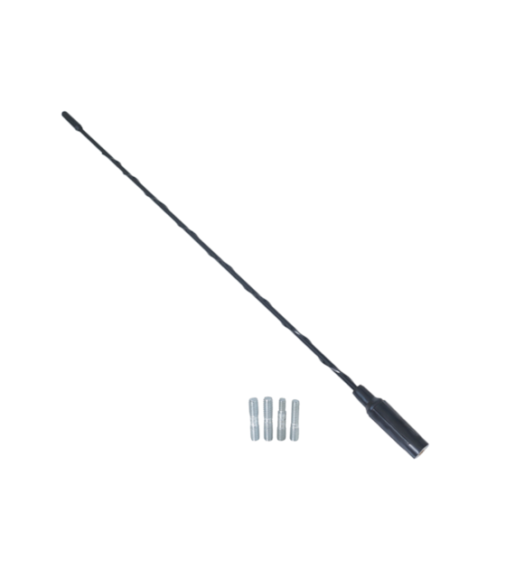 Antennenmast 41cm mit 4 Adaptern