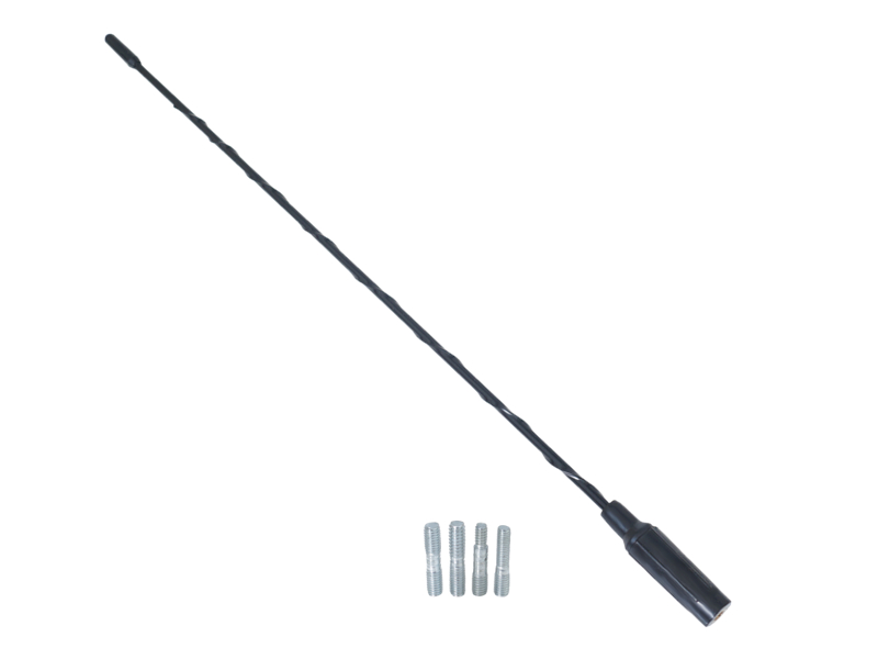 Antenna mast 41cm with 4 adapters