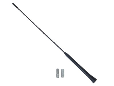Maszt antenowy 41 cm z 2 adapterami: 5 i 6 mm