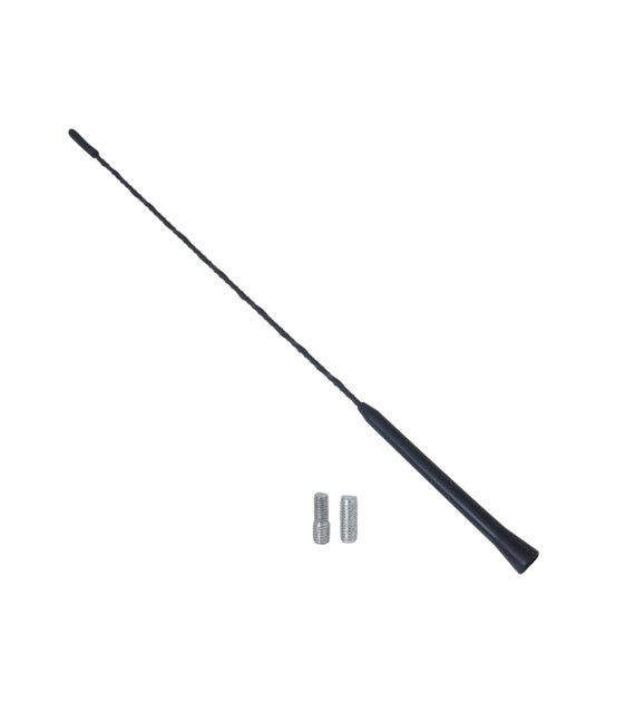 Antenna mast 41cm with 2 adapters: 5 and 6 mm