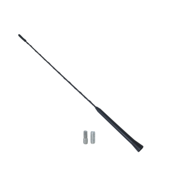 Antennenmast 41cm mit 2 Adaptern: 5 und 6mm