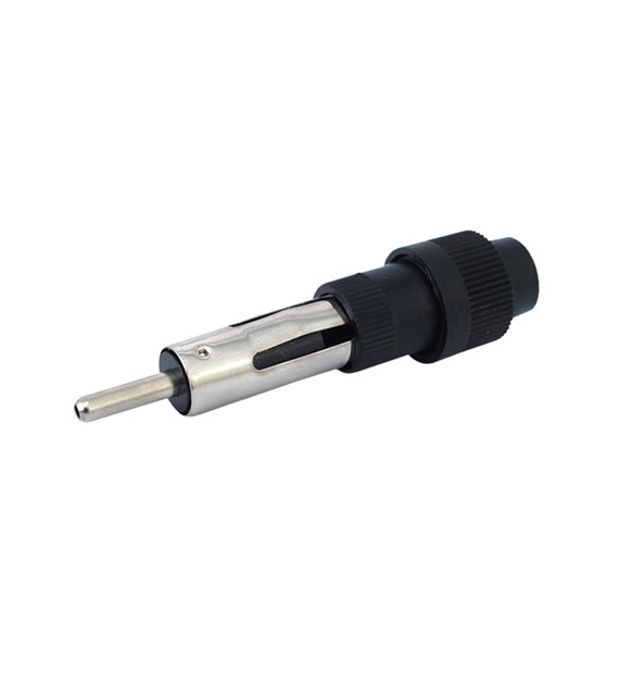 Car antenna DIN plug with screwed cover