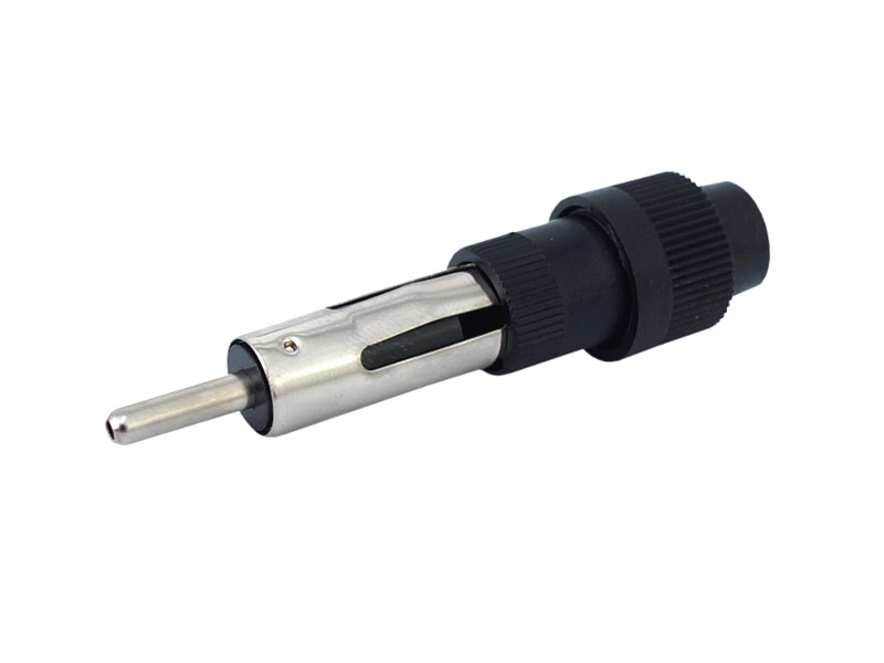 Car antenna DIN plug with screwed cover