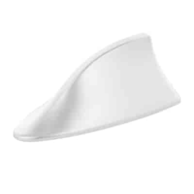 Radio antenna  Shark's fin , stick-on, silver