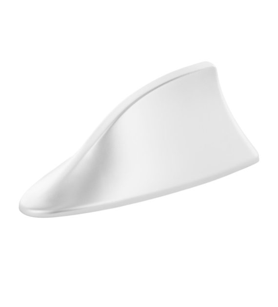 Radio antenna  Shark's fin , stick-on, silver