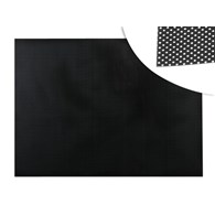 Folia statyczna na szyby 34x43 cm, czarna