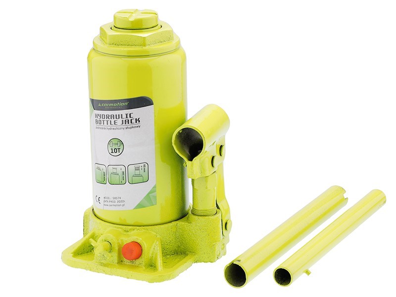 Bottle jack hydraulic 10T with plastic case