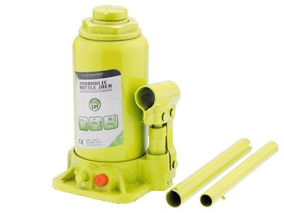 Bottle jack hydraulic 12T with plastic case