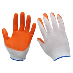 Work gloves, woved nitrile, size XL
