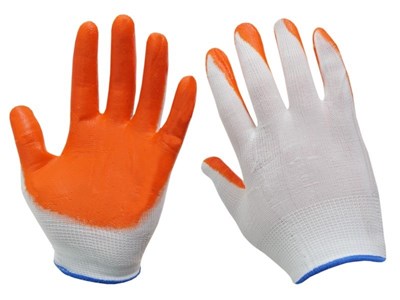Work gloves, woved nitrile, size XL