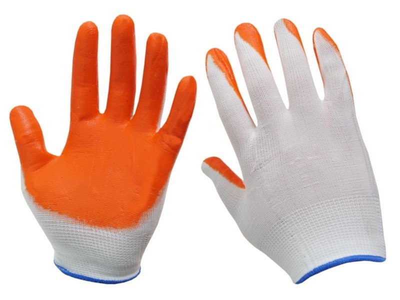 Work gloves, woved nitrile, size XL