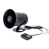 Sirène 3 tonalités, 12V, 100W
