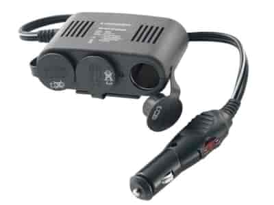 Multiprise allume cigare, 3 prises, Heavy Duty