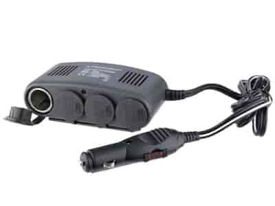 4-socket cigarette lighter splitter, Heavy Duty