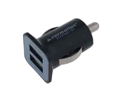 Charger 2x USB, 3100 mA, for 12/24V cigarette lighter