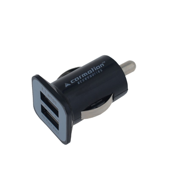 Charger 2x USB, 3100 mA, for 12/24V cigarette lighter