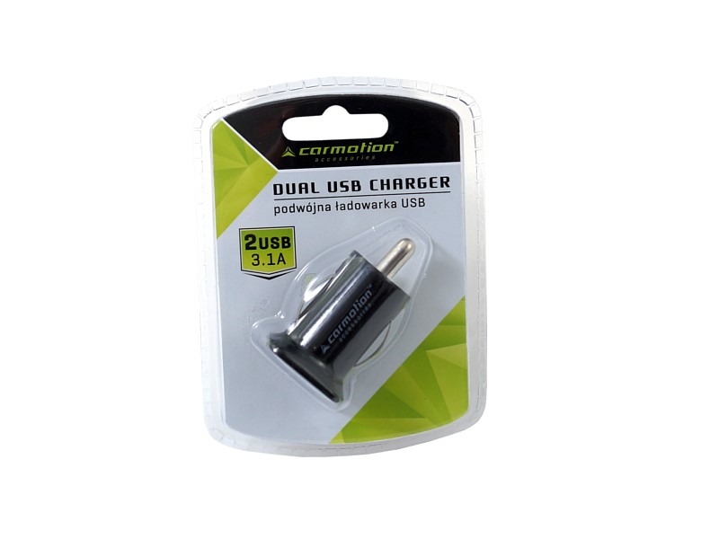 Charger 2x USB, 3100 mA, for 12/24V cigarette lighter