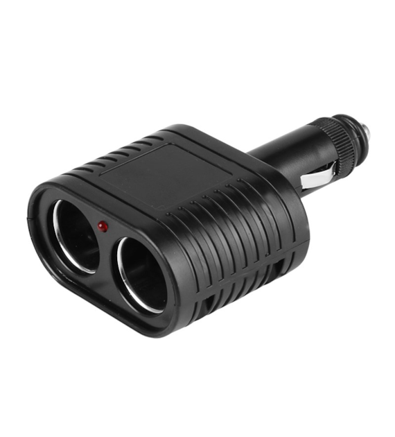2-socket lighter splitter, black