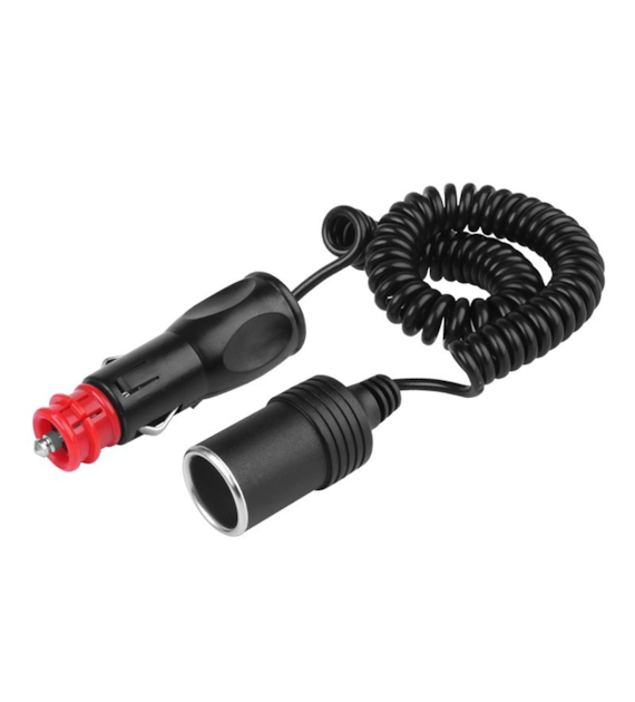 Extension cigarette lighter socket HQ 300 cm with EURO / DIN socket