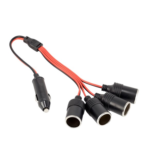 Multiprise allume-cigare, 4 prises, Heavy Duty