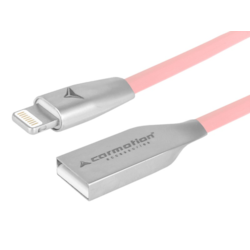 Kabel do ładowania i synchronizacji, 120 cm, USB > Lightning, różowy