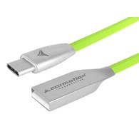 Kabel do ładowania i synchronizacji, 120 cm, USB > USB-C, zielony