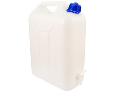 Water jerrycan 10L with plastic valve