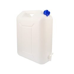 Water jerrycan 20L with plastic valve