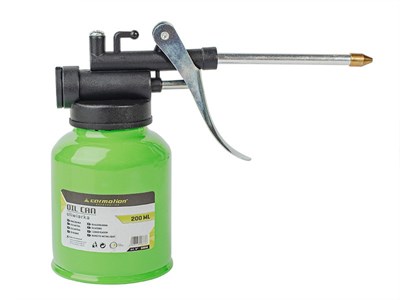Oil can 200 ml with metal nozzle 8 cm