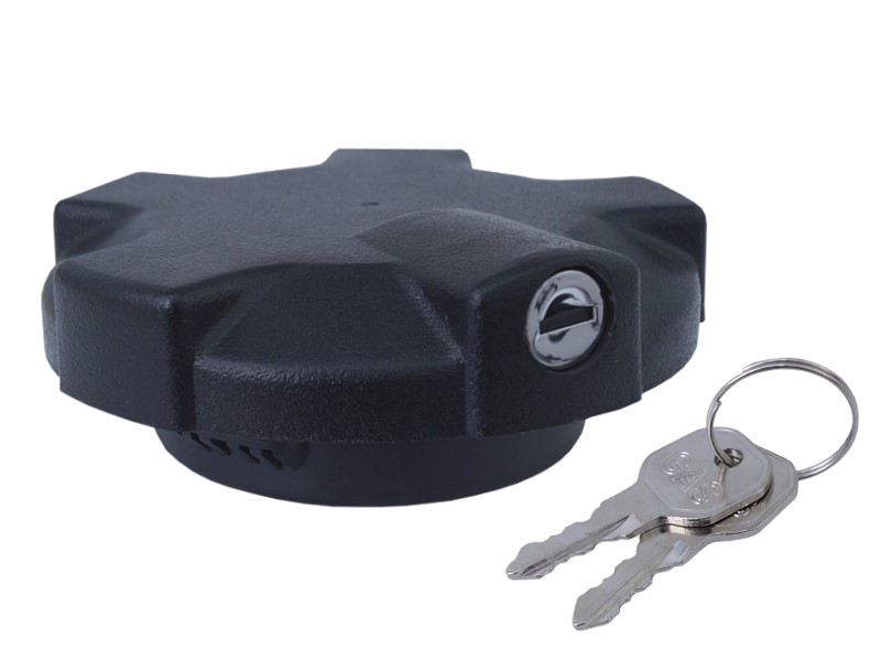 Fuel filler cap diam. 80mm, side lock, with keys