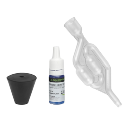 Tester szczelności uszczelki głowicy CO2 + płyn reakcyjny 10 ml + adapter 25-55 mm