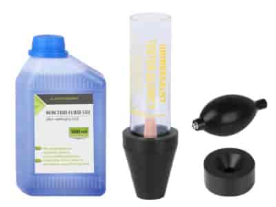 Tester szczelności uszczelki głowicy CO2 + płyn reakcyjny 500ml + pompka do zasysania gazu z układu chłodzenia + tuba do pomiaru szczelności