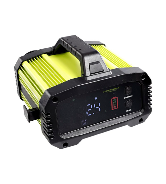 Intelligenter digitaler Gleichrichter für Batterien 12V 25A 6 - 400 Ah, 24V 15A, 6 - 200 Ah mit Startfunktion