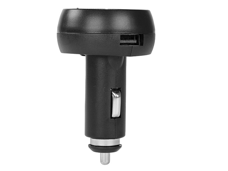 Charger USB, 2.1A, for 12/24V cigarette lighter with voltmeter