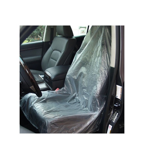 Housses de siège de voiture jetables en plastique, 10 pcs