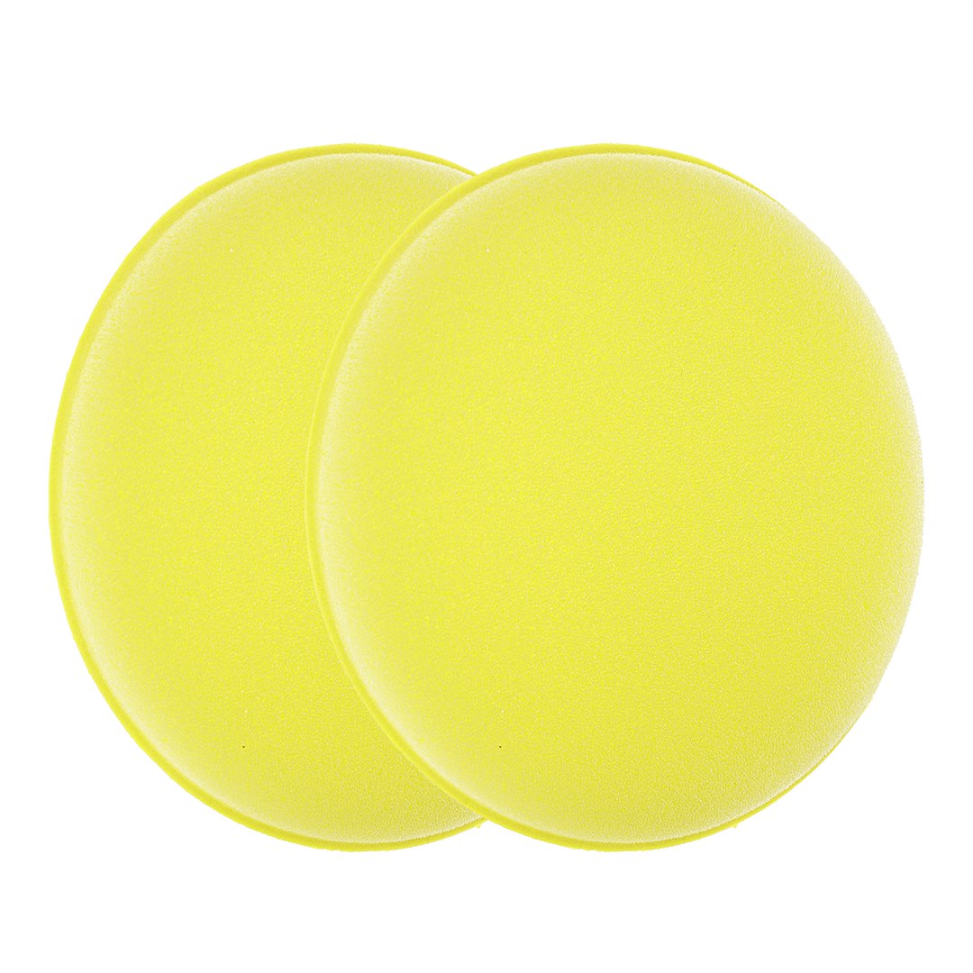 Applicator - sponge for waxes and polishes, diam. 12.5 cm, 2 pcs