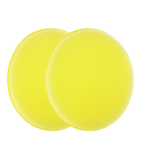 Applicateur - éponge pour cires et lustrage, diam. 12,5 cm, 2 pcs