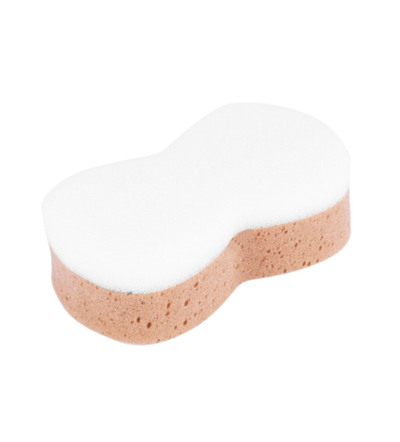Double sided sponge, MAXI , soft rough, 21.5x12.5x6.5 cm