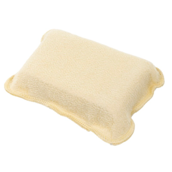 Natural chamois-covered sponge, XXL 5x10x15 cm