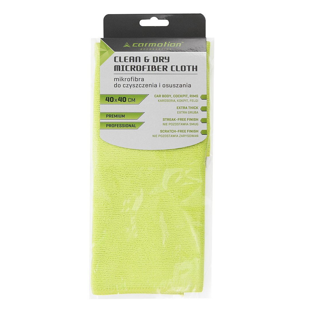 Universal microfiber cloth for cleaning and drying, 40x40 cm, Professional