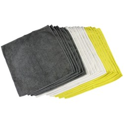 Ścierki z mikrofibry uniwersalne, 30x30 cm, 18 szt.