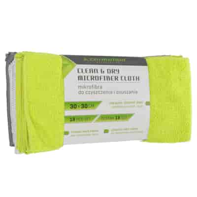Chiffons universels en microfibre, 30x30 cm, 18 pcs