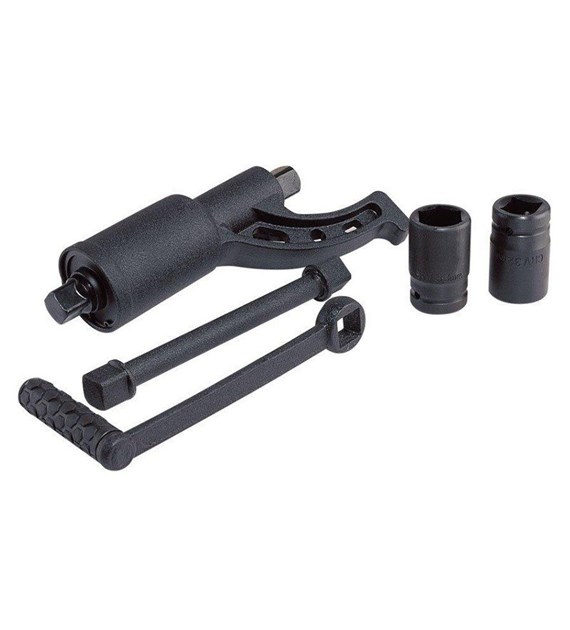 Clé multiplicateur de couple longue, 1:58, 4800NM avec douilles 32 et 33 mm