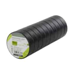 Taśmy izolacyjne PVC 0,13 mm x 15 mm x 5 m, czarne, 10 szt.