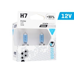 Ampoules VISION blanc arctique H7 12V 55W PX26d U E4 + 90%, 2 pcs