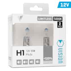 Żarówki VISION limitless white H1 12V 55W P14,5s +120%, 2 szt.