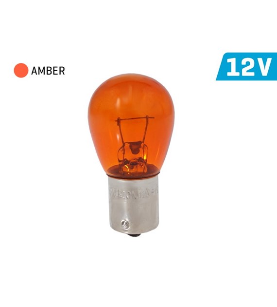 Bulb VISION PY21W 12V 21W BAU15s amber, E4