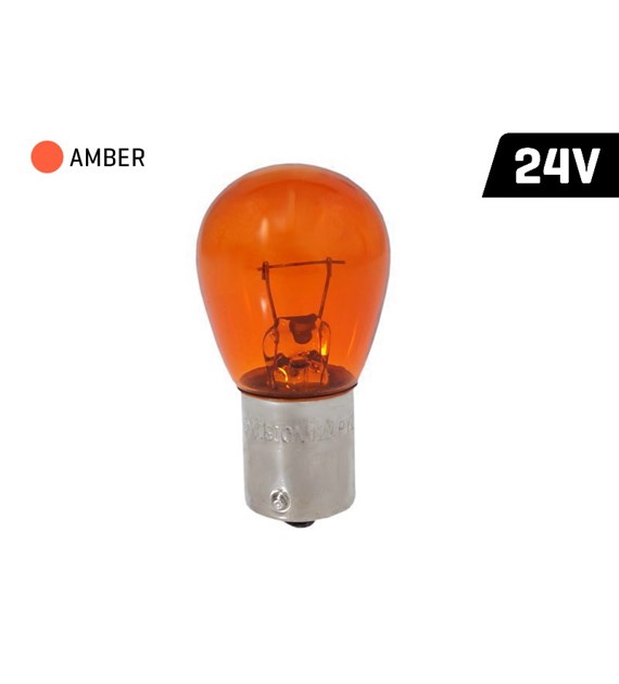 Ampoule VISION PY21W 24V 21W BAU15s ambre, E4