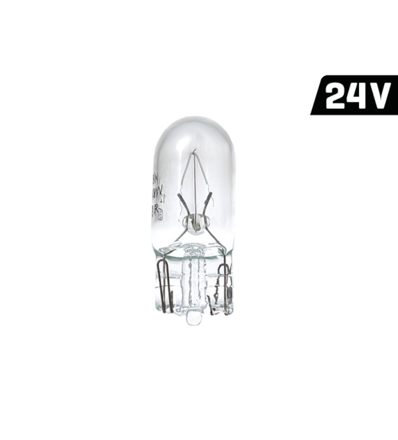 Ampoule VISION W5W 24V 5W W2.1x9.5d E4