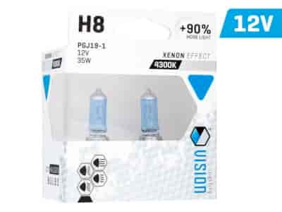 Glühlampen VISION arctic white H8 12V 35W PGJ19-1 U E4 +90%, 2 Stk